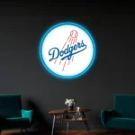 Los Angeles Dodgers Neon Sign Dodgers Logo 1