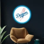 Los Angeles Dodgers Neon Sign Dodgers Logo 1