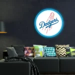 Los Angeles Dodgers Neon Sign Dodgers Logo 1