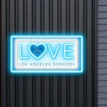 Los Angeles Dodgers Neon Sign Love Sign 1