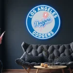 Los Angeles Dodgers Neon Sign Mlb 1