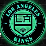 Los Angeles Kings Metal Sign Los Kings Crest 1