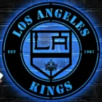 Los Angeles Kings Metal Sign Los Kings Crest 1