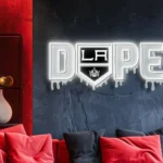 Los Angeles Kings Neon Sign Dripping Dope 1