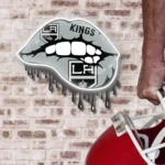 Los Angeles Kings Neon Sign Dripping Lips 1
