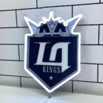 Los Angeles Kings Neon Sign La Kings Badge 1