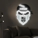 Los Angeles Kings Neon Sign Skull 1