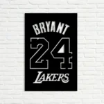 Los Angeles Lakers Metal Sign Custom Kobe Bryant 24 1