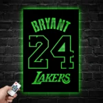 Los Angeles Lakers Metal Sign Custom Kobe Bryant 24 1