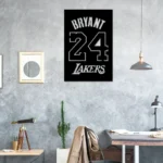 Los Angeles Lakers Metal Sign Custom Kobe Bryant 24 1