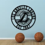 Los Angeles Lakers Metal Sign Custom Nba 1