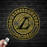 Los Angeles Lakers Metal Sign Custom Nba 1