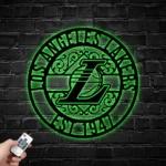 Los Angeles Lakers Metal Sign Custom Nba 1