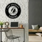Los Angeles Lakers Metal Sign Laker Fan Pride 1