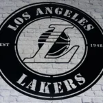 Los Angeles Lakers Metal Sign Laker Fan Pride 1