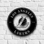 Los Angeles Lakers Metal Sign Laker Fan Pride 1