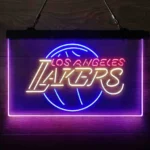 Los Angeles Lakers Neon Sign Artistic 3 Color 1