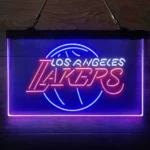 Los Angeles Lakers Neon Sign Artistic 3 Color 1