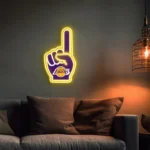 Los Angeles Lakers Neon Sign Nba Foam Finger 1