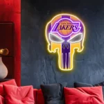 Los Angeles Lakers Neon Sign The Punisher 1