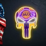 Los Angeles Lakers Neon Sign The Punisher 1