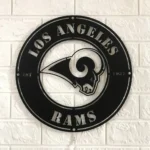 Los Angeles Rams Metal Sign Rams Head Logo 1