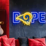 Los Angeles Rams Neon Sign Dripping Dope 1