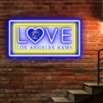 Los Angeles Rams Neon Sign Love Sign 1