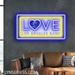 Los Angeles Rams Neon Sign Love Sign 1