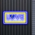 Los Angeles Rams Neon Sign Love Sign 1
