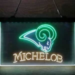 Los Angeles Rams Neon Sign Michelob 3 Color 1