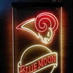 Los Angeles Rams Neon Sign Navy Moon Est 1937 1