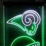 Los Angeles Rams Neon Sign Navy Moon Est 1937 1