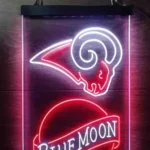 Los Angeles Rams Neon Sign Navy Moon Est 1937 1