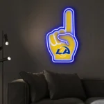 Los Angeles Rams Neon Sign Nfl Foam Finger 1