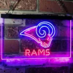 Los Angeles Rams Neon Sign Rams Team Sign 1