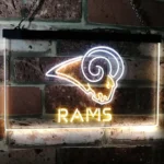 Los Angeles Rams Neon Sign Rams Team Sign 1