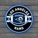 Los Angeles Rams Neon Sign Rugby Acrylic 1
