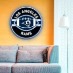 Los Angeles Rams Neon Sign Rugby Acrylic 1