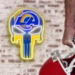 Los Angeles Rams Neon Sign The Punisher 1