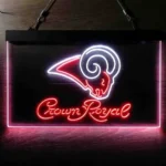 Los Angeles Rams Neon Sign Tiara Royal Bar 1