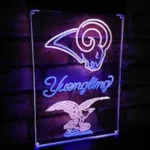 Los Angeles Rams Neon Sign Yuengling Est 1937 1