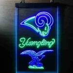 Los Angeles Rams Neon Sign Yuengling Est 1937 1
