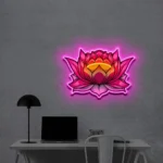 Lotus Neon Sign Flower 1