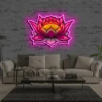 Lotus Neon Sign Flower 1