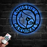 Louisville Cardinals Metal Sign Nfl 1