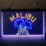Malibu Neon Sign Rum Wine 3 Color 1
