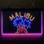 Malibu Neon Sign Rum Wine 3 Color 1