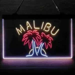 Malibu Neon Sign Rum Wine 3 Color 1
