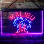 Malibu Neon Sign Rum Wine Bar 1